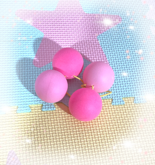 Light Pink x Rose Pink Bobbles