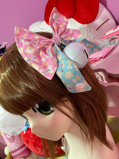 Funfetti Puppy Treats Bell Twintail Clips