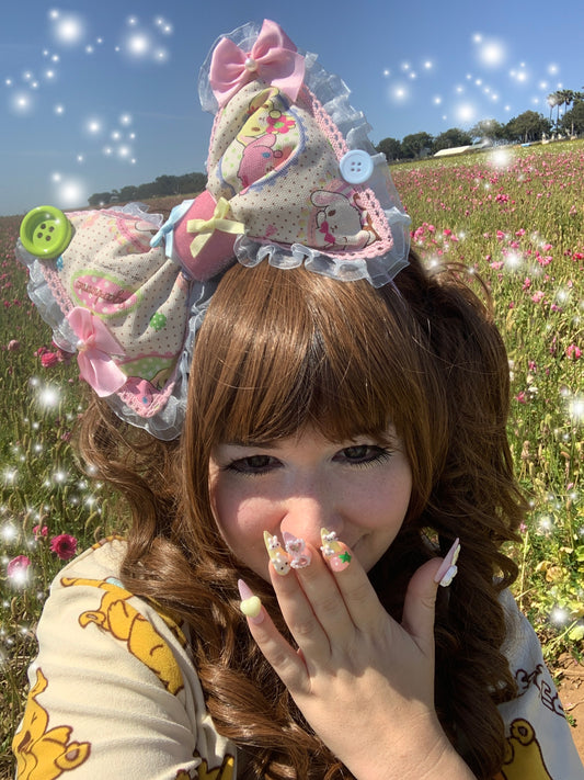 3D puffy headbow - Sweet Sugarbunnies