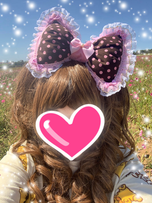 3D puffy headbow - Dessert Dream