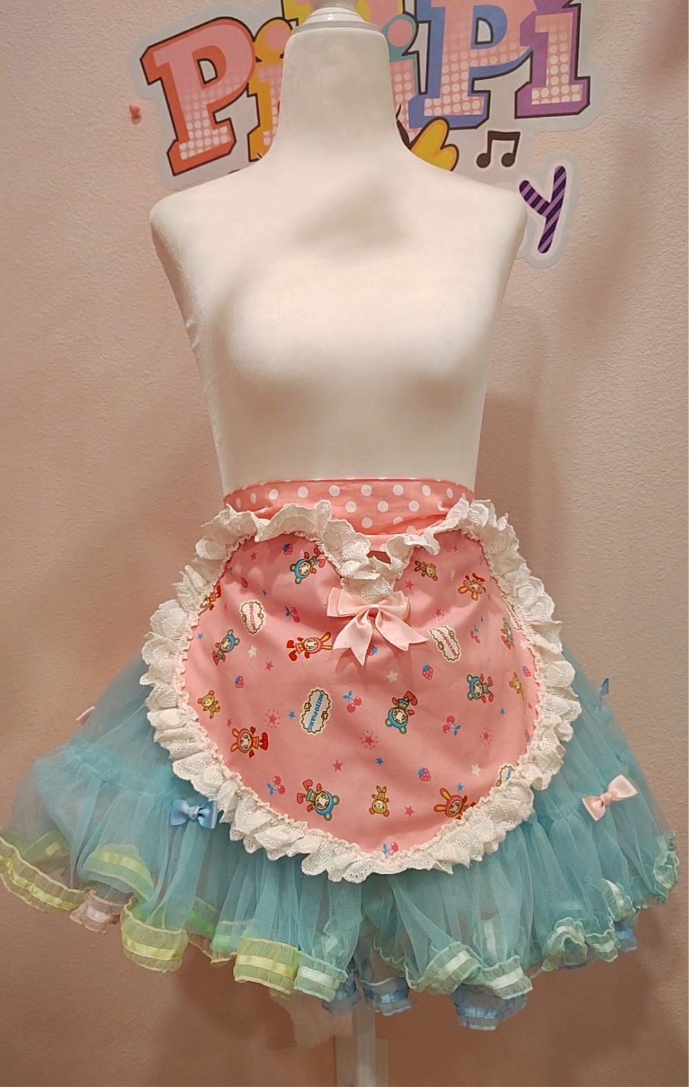 Size L - XXXL Mezzo Lovers heart half apron