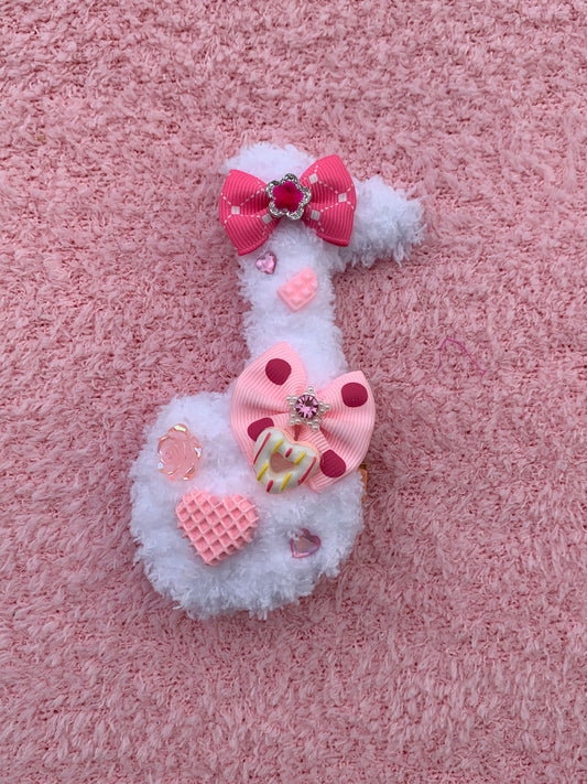 Princess Loves Pink Fuzzy Note Clip