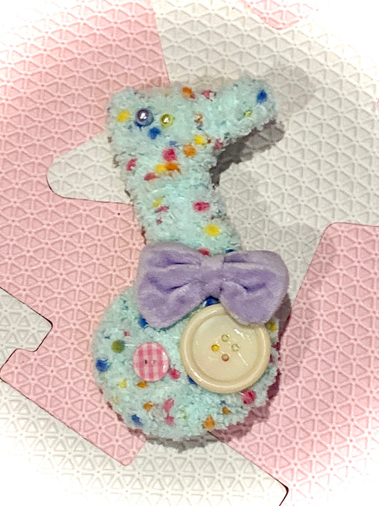 Macaron Girl Fuzzy Note Clip