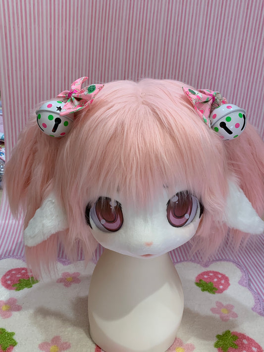 Lucky Dot~ Small Bell Twintail Clips