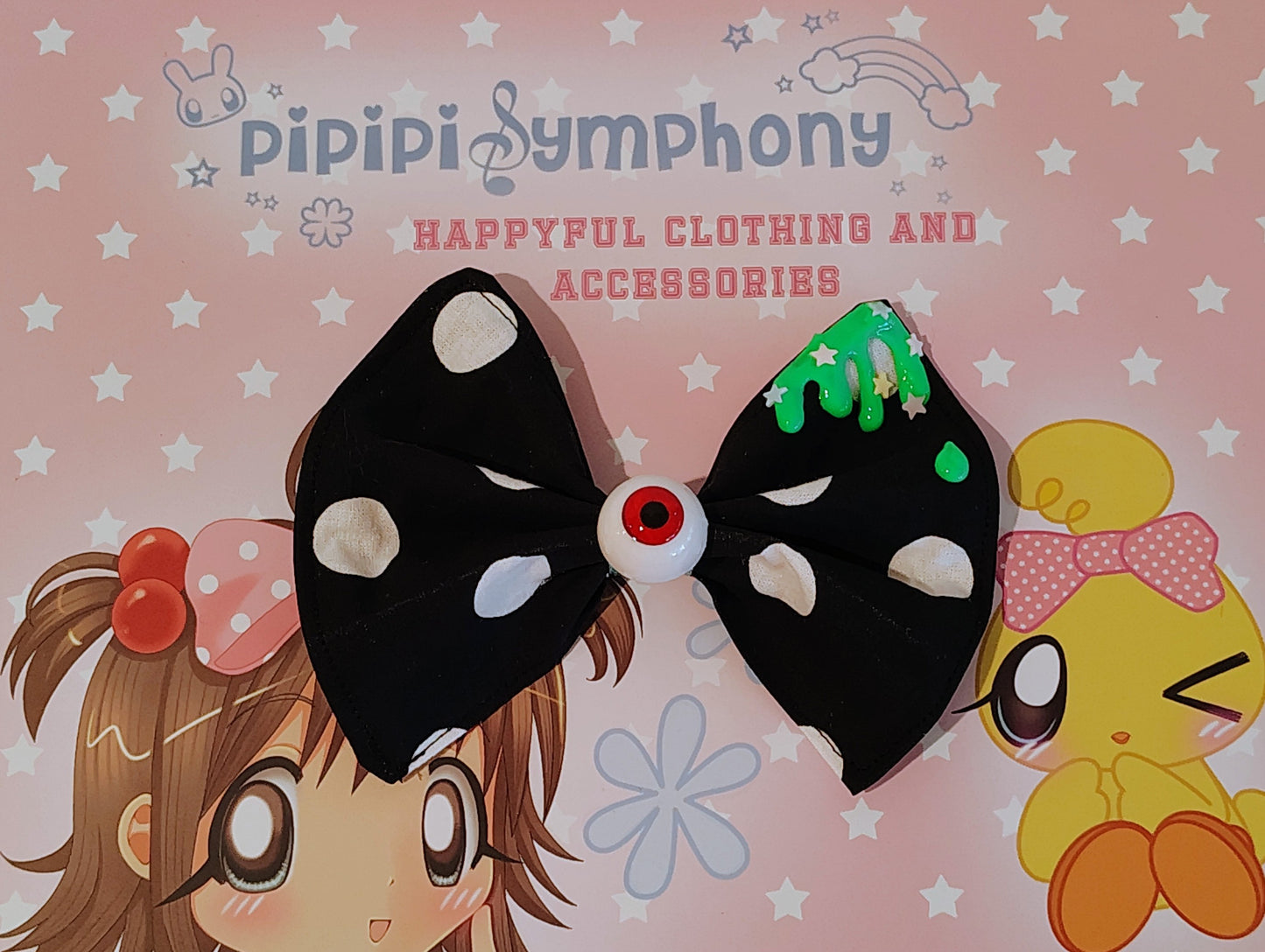 Gurokawa eyeball bow clip