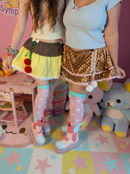 Sweetie Strawberry Dots v.2 Over the Knee Socks