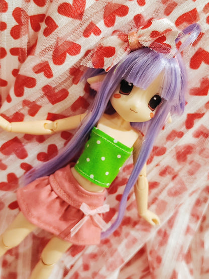 1/6 Blank Rooted Vinyl Doll Head
