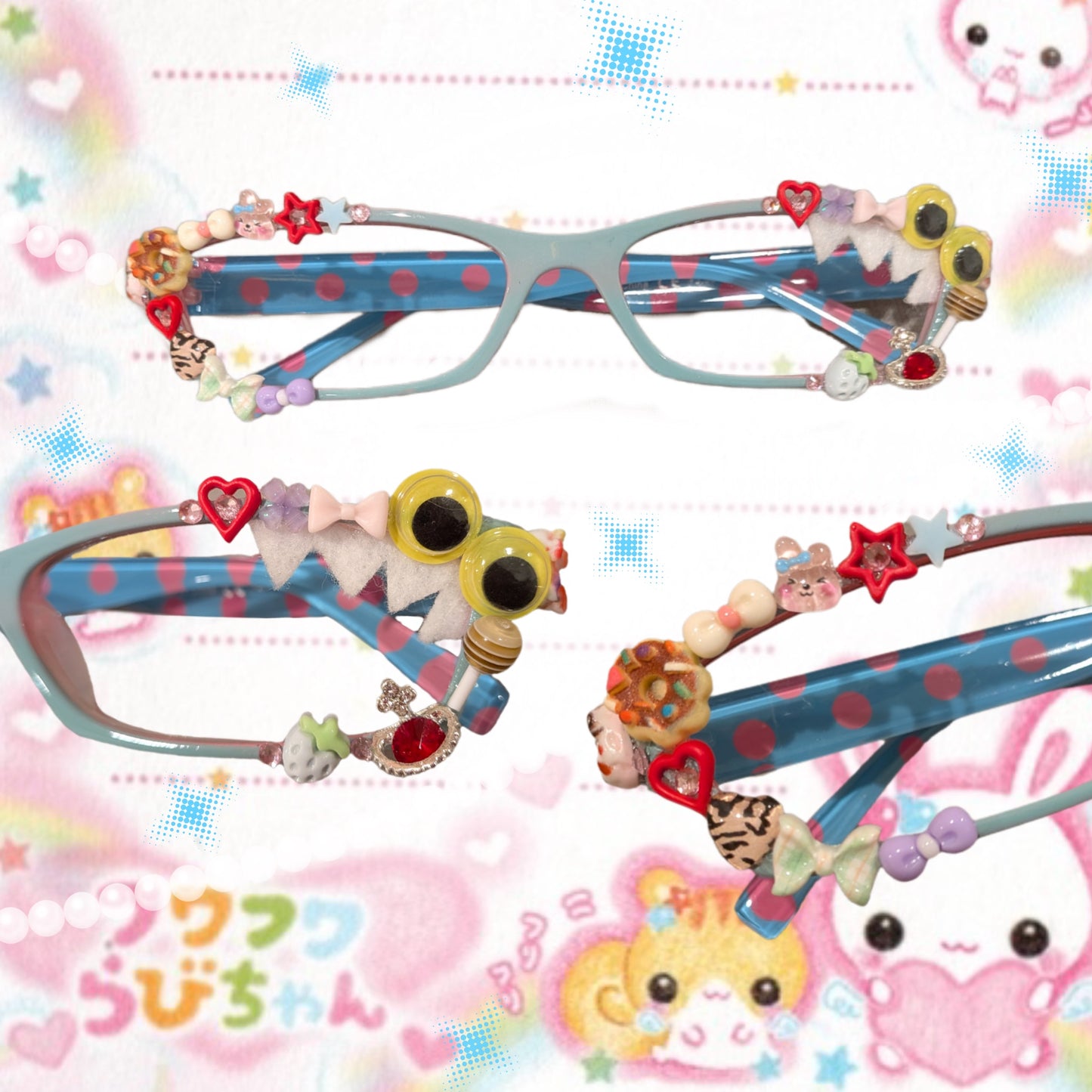Kawaii Monster Deco Glasses