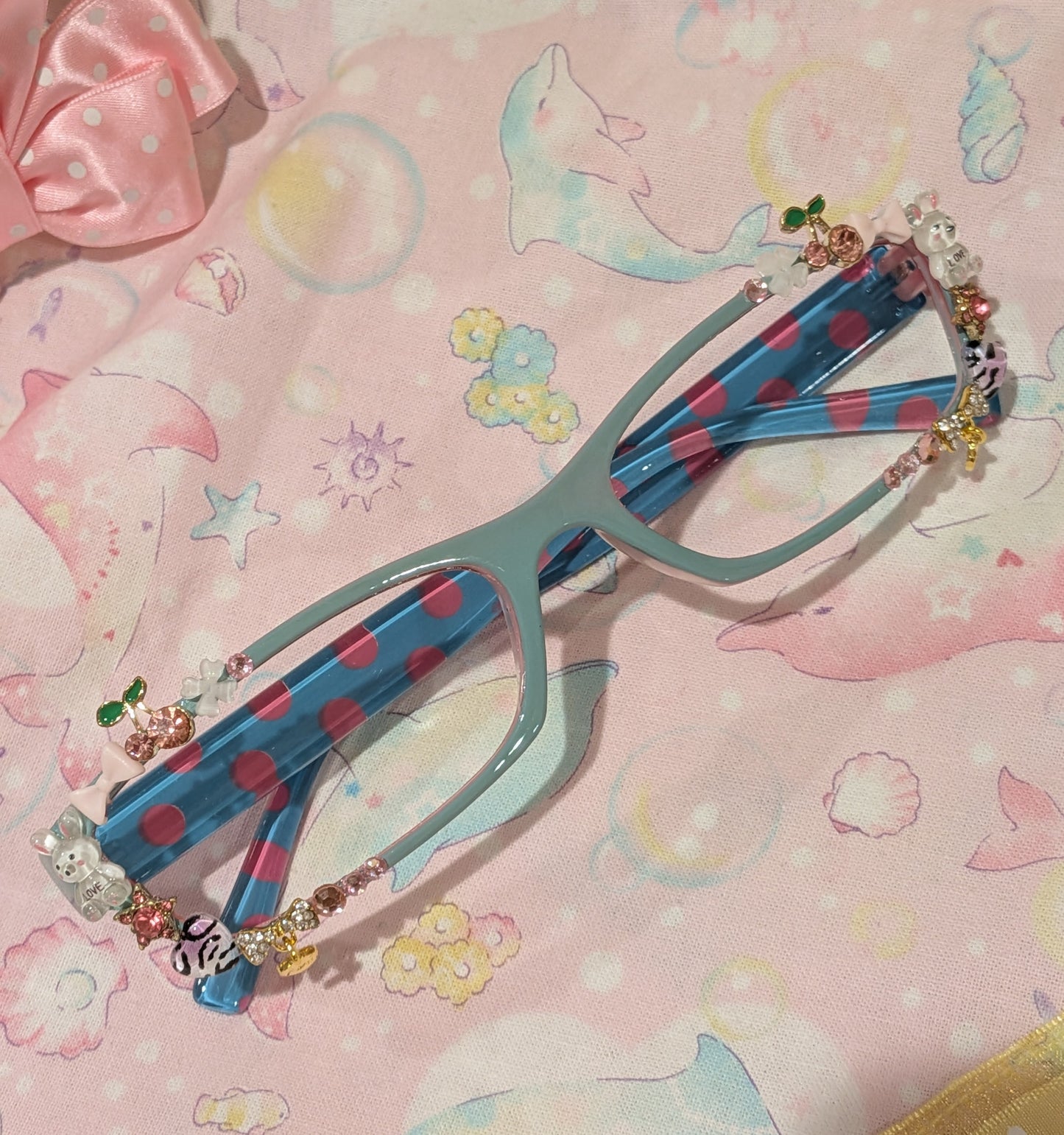 Bunny Love deco glasses