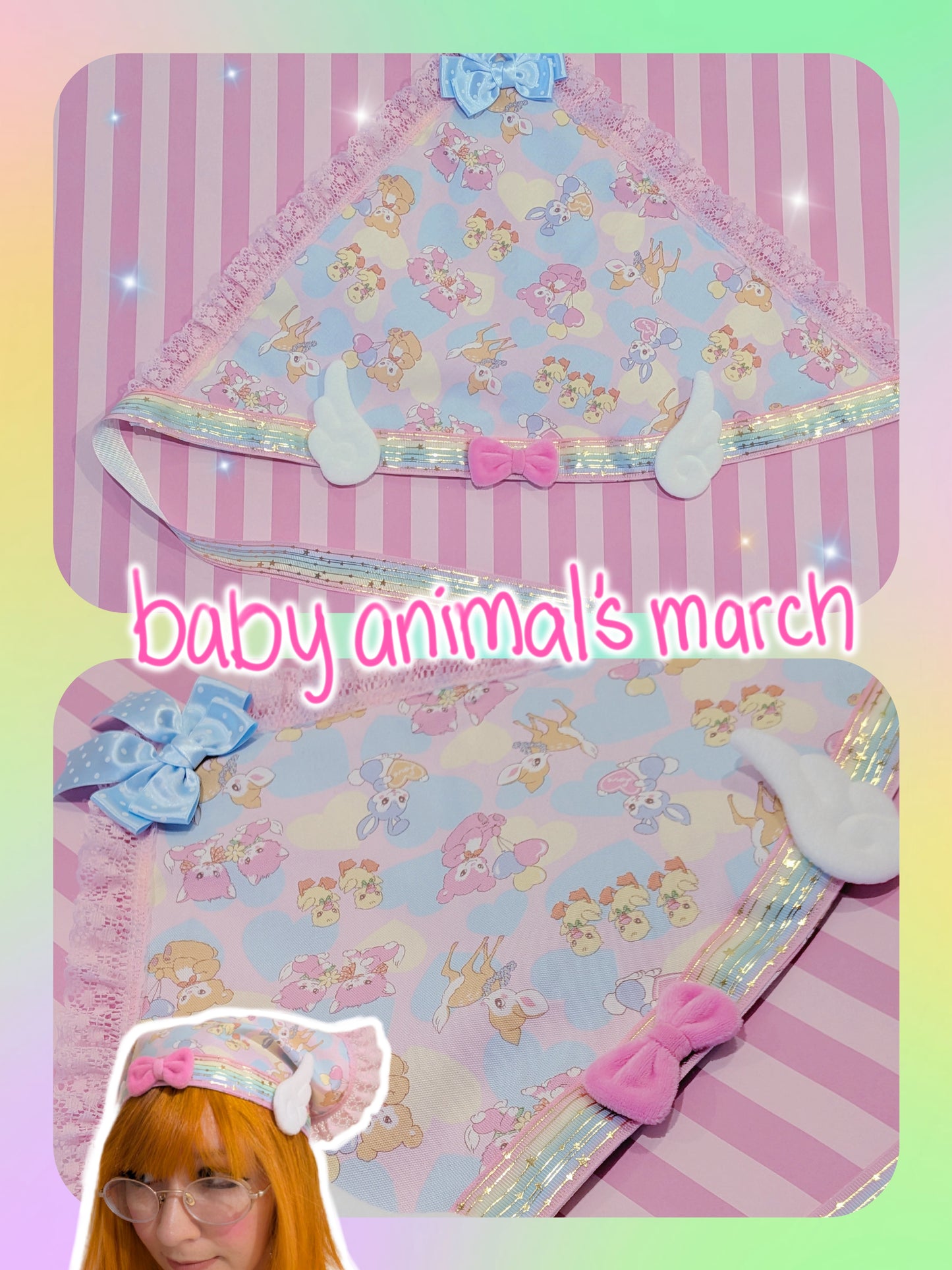 Baby Animal's March bandana