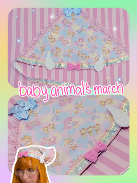 Baby Animal's March bandana