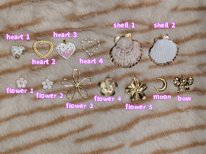 Sparkling Gal's Heart chain belt