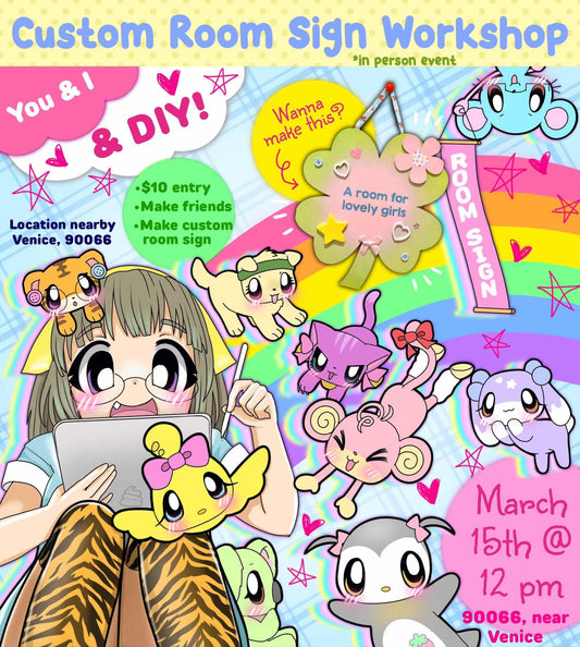 Room Sign Workshop Ticket (IN PERSON EVENT)