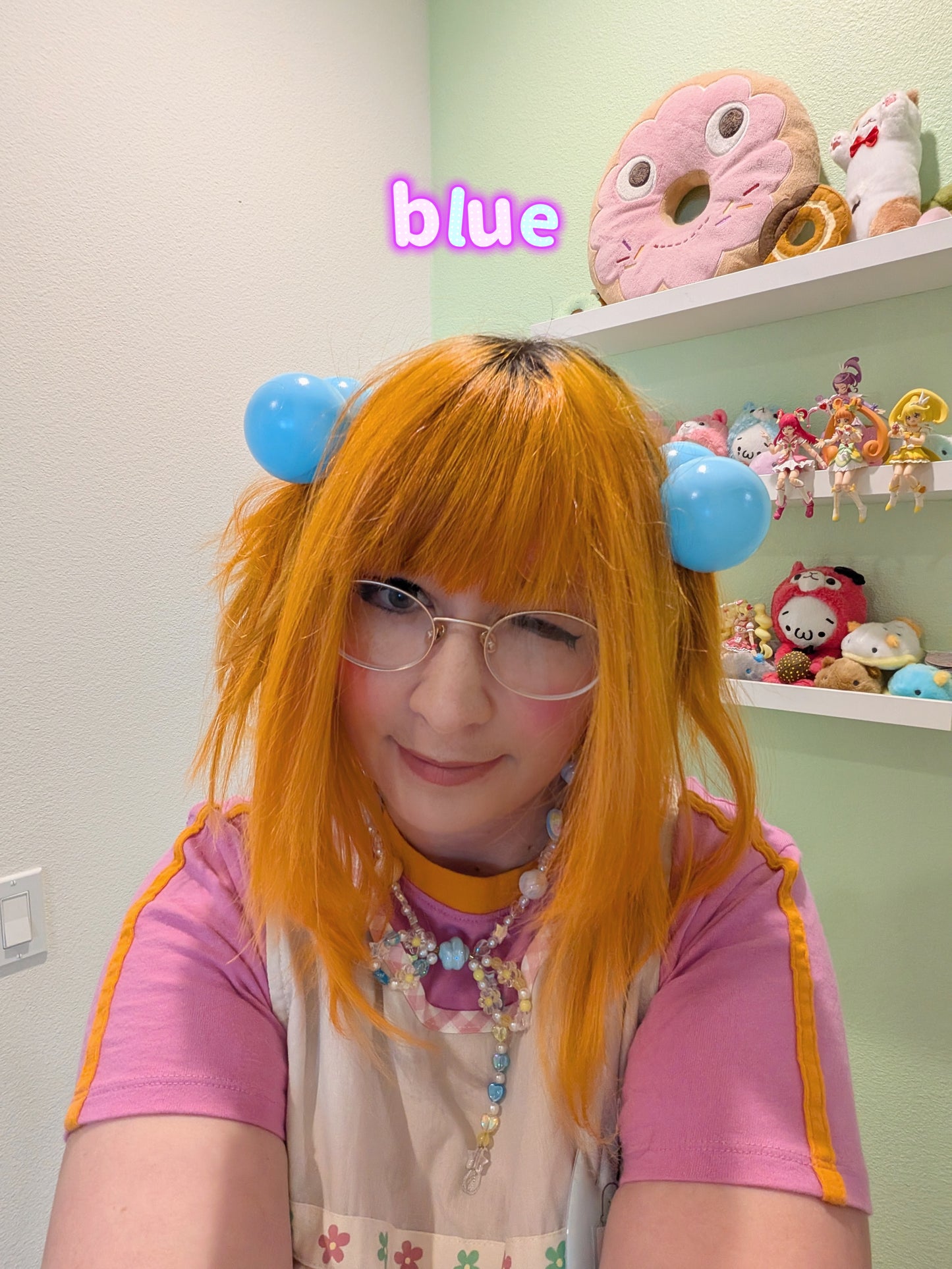 Blue Toy Ball Hair Bobbles