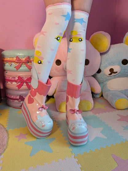 Sweet Komugi Platform Boots