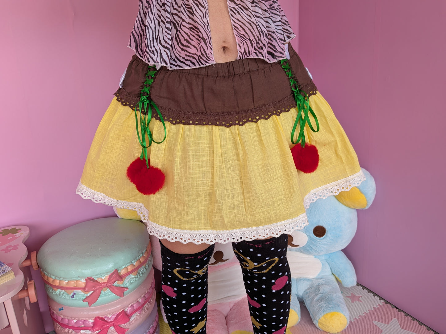 Puddin' a Smile On pudding skirt!