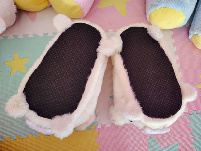 Kaomoji Kitty Slippers