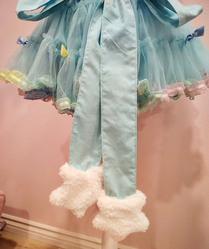 Baby Hoppechan heart half apron
