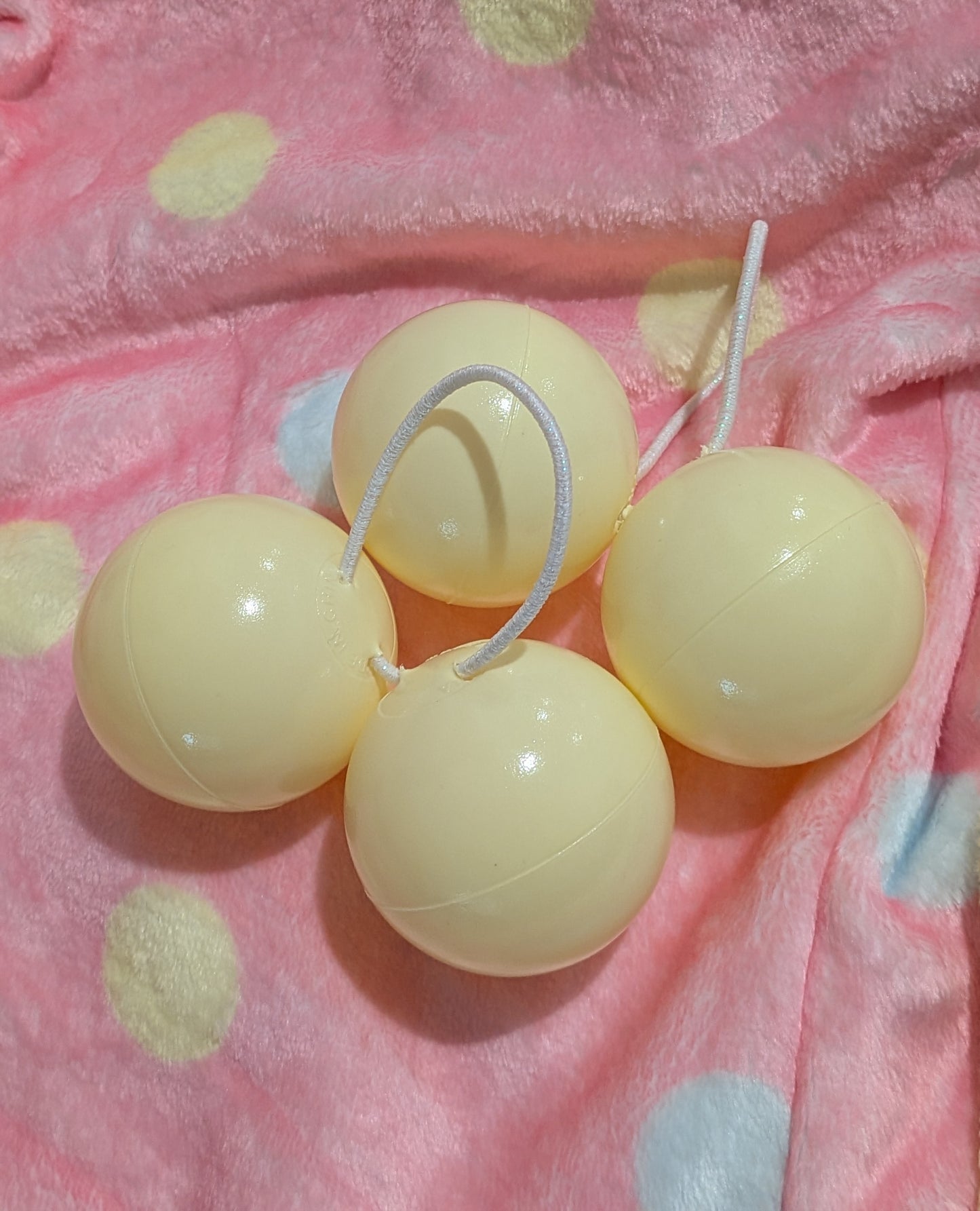 Yellow Toy Ball Hair Bobbles