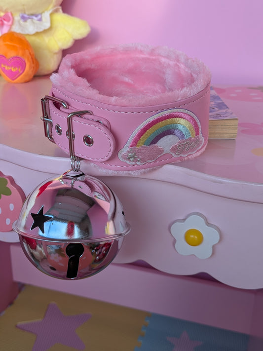 Fine Rainbow Bell Collar