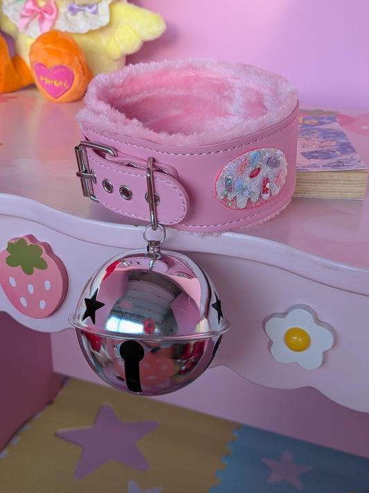 Sparkly Donut Bell Collar