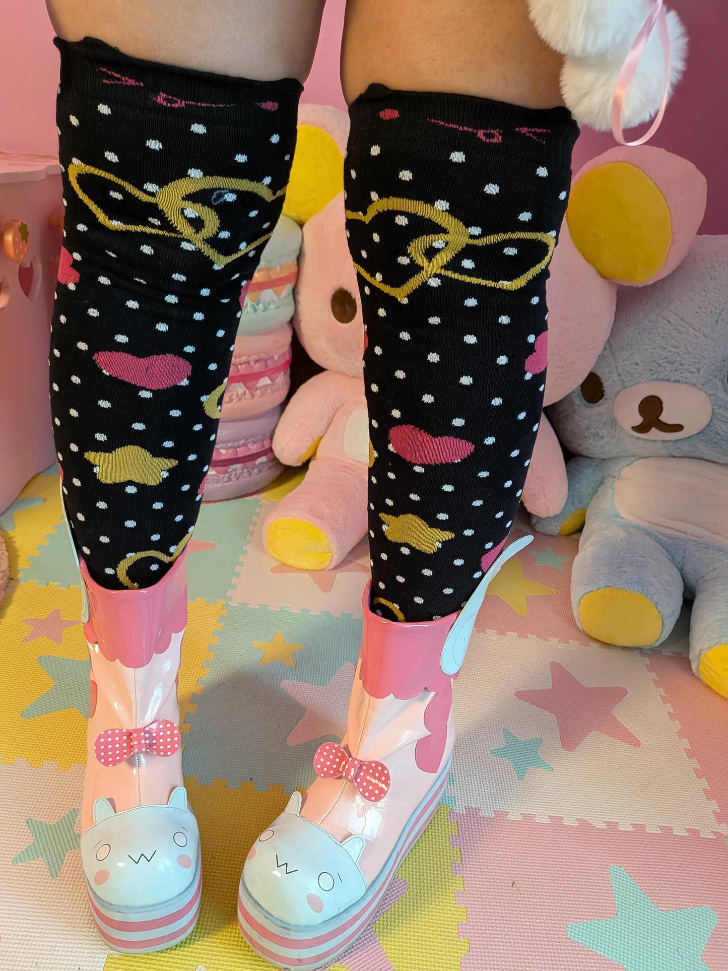 Punky Gal Over the Knee Socks