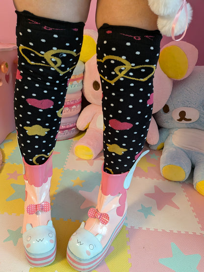 Punky Gal Over the Knee Socks