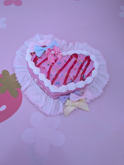Happy Heart cake mini hat