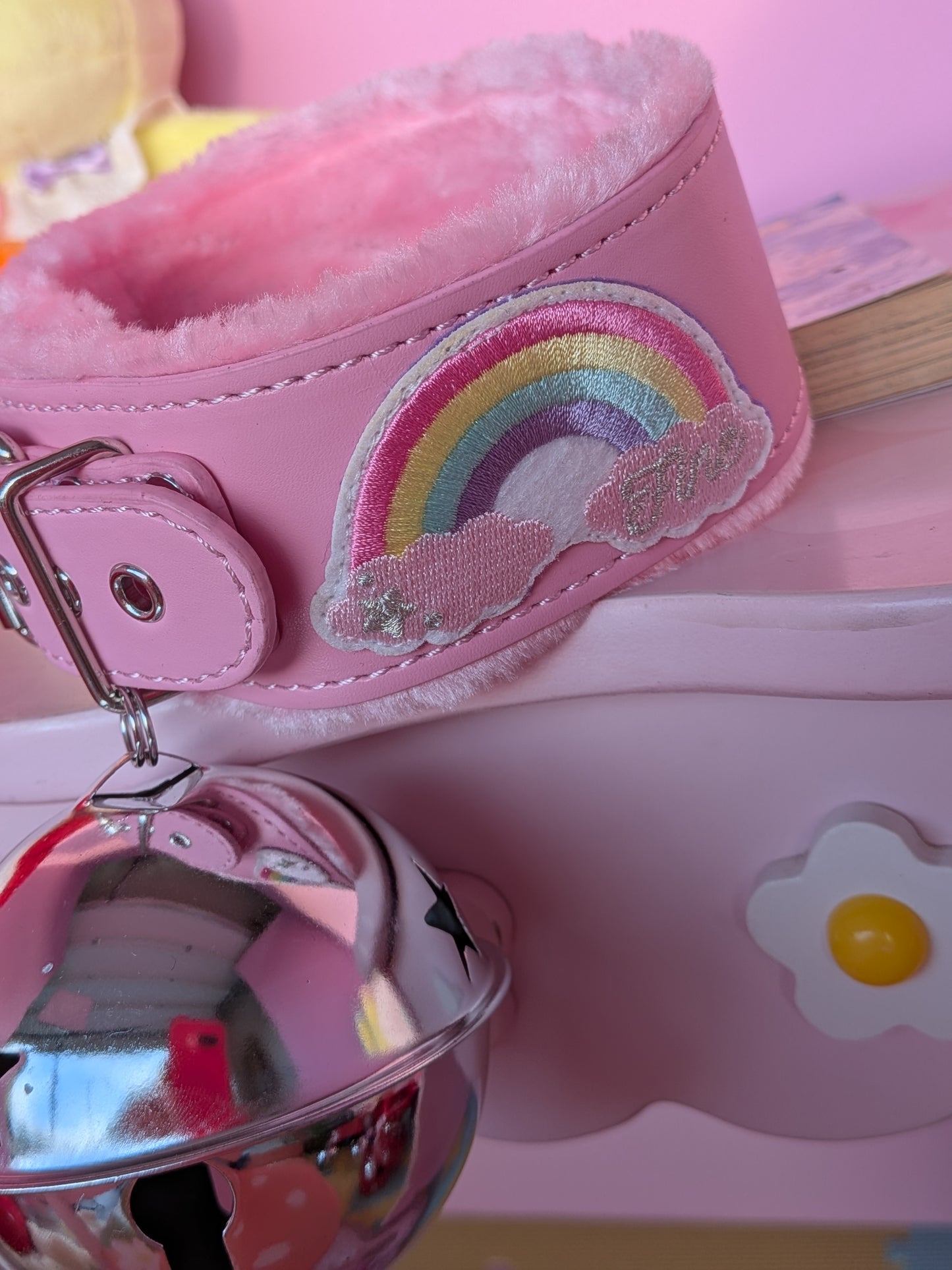 Fine Rainbow Bell Collar