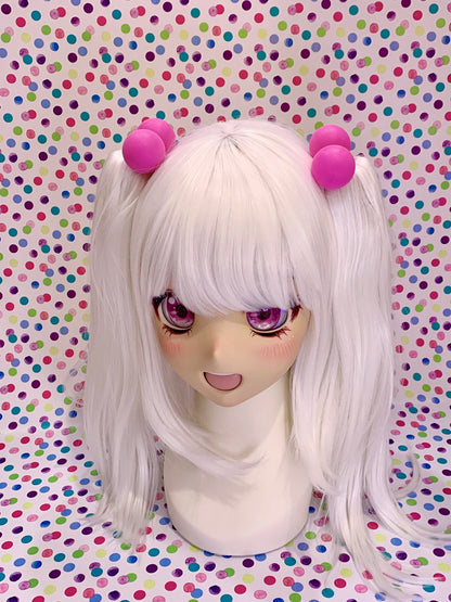 Dark Pink Hair Bobbles
