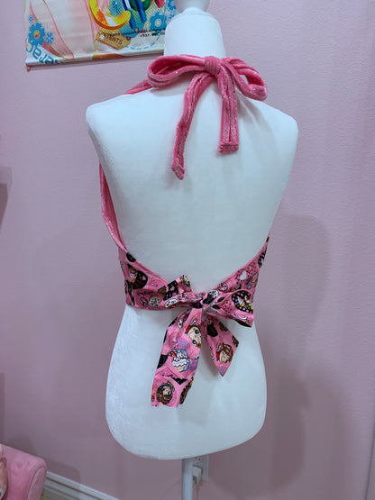Girls Pop Love halter top