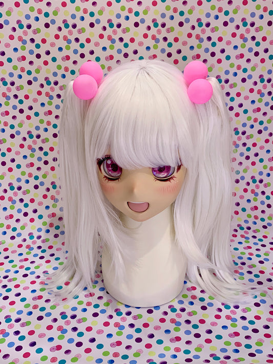 Light Bright Pink Hair Bobbles