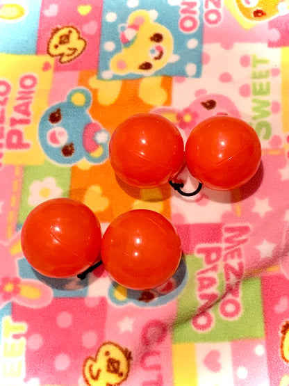 Jumbo Red Toy Ball Hair Bobbles