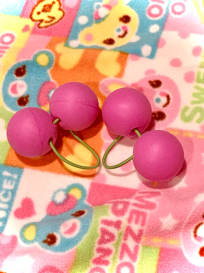 Dark Pink Hair Bobbles