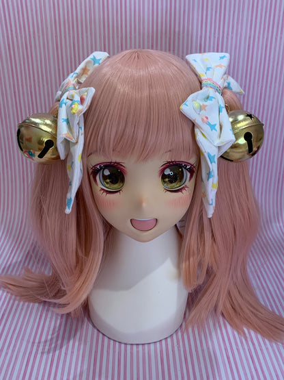 Soft☆Rainbow~ Big Bell Twintail Clips