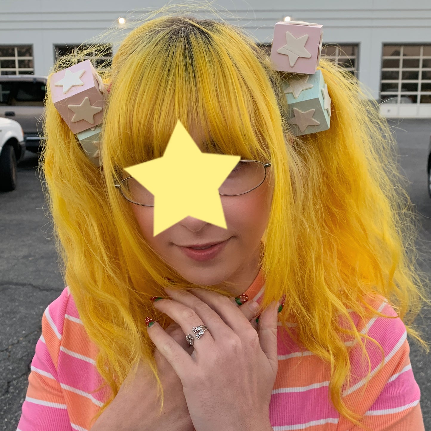 Marshmallow Baby Starry Hair Blocks