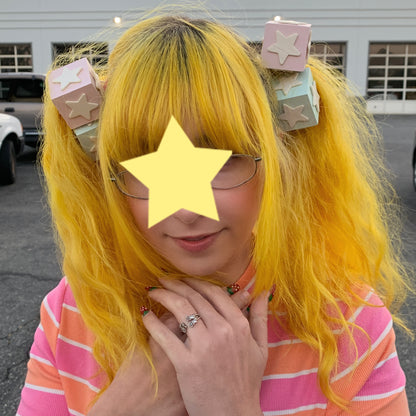 Marshmallow Baby Starry Hair Blocks