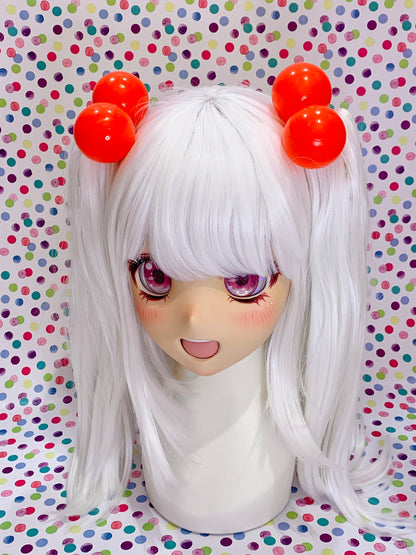 Jumbo Red Toy Ball Hair Bobbles