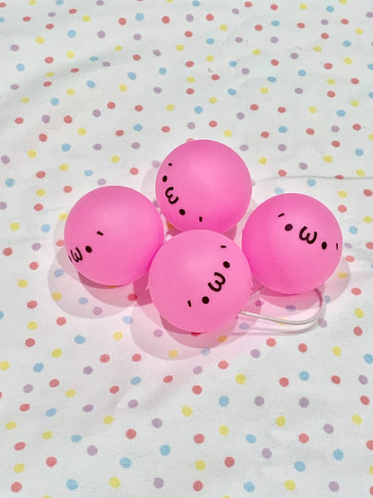 Shobon Kaomoji Hair Bobbles