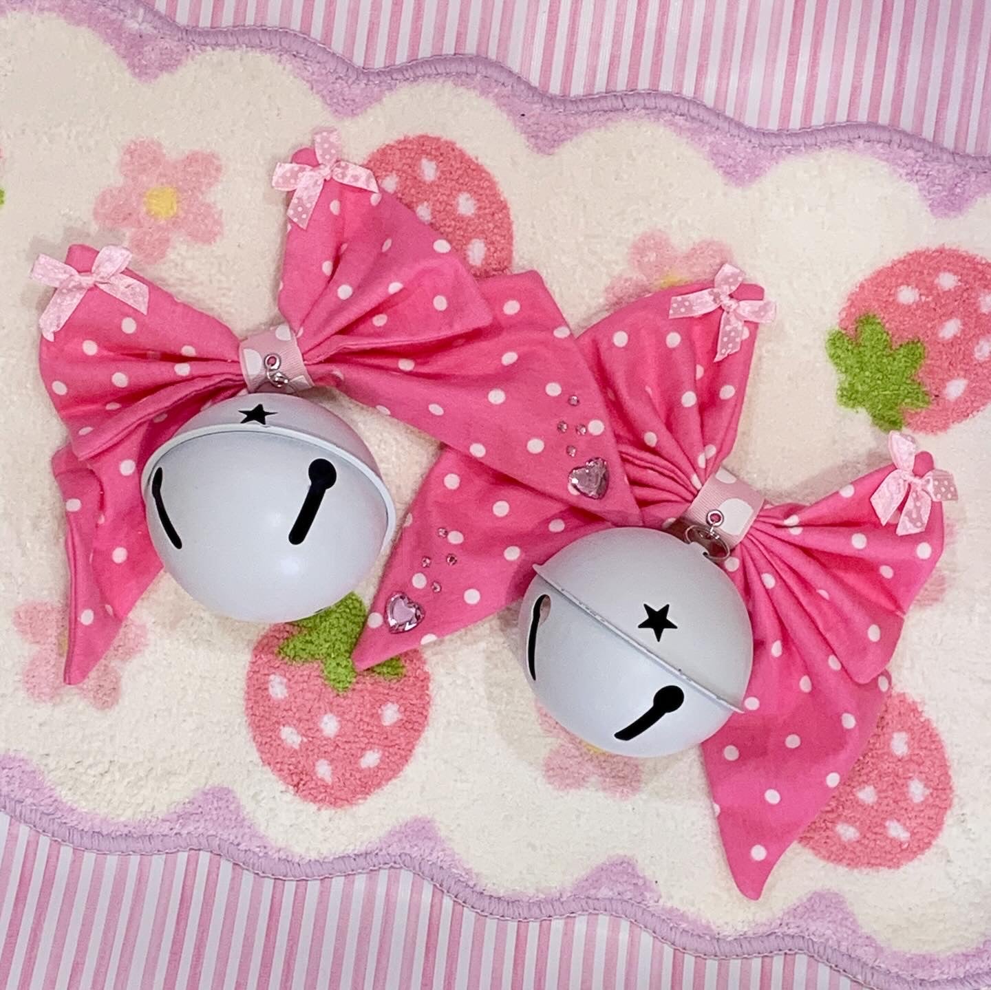 Polkadot☆Night! MEGA Bell Twintail Clips