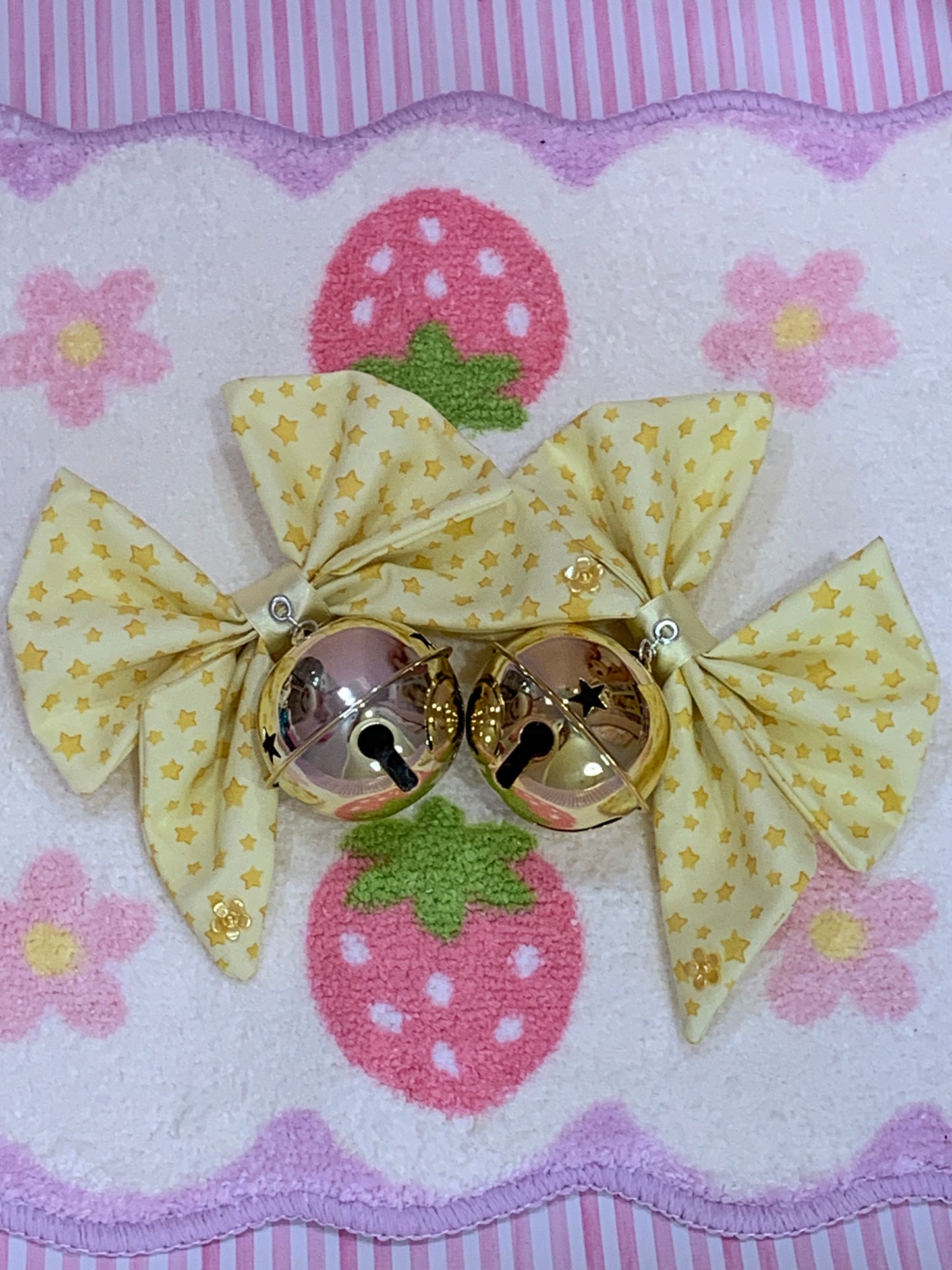 Cheese☆Star! Small Bell Twintail Clips